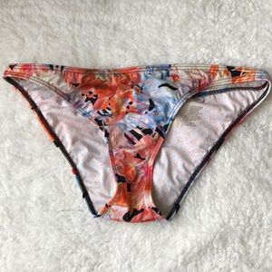 Multi colored bikini bottom